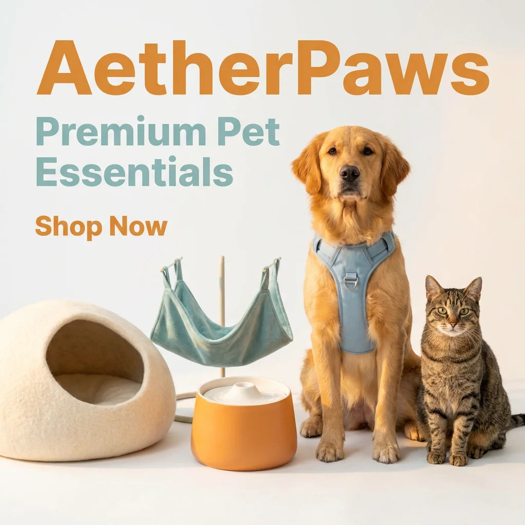 AetherPaws Hero Banner - Premium Pet Accessories